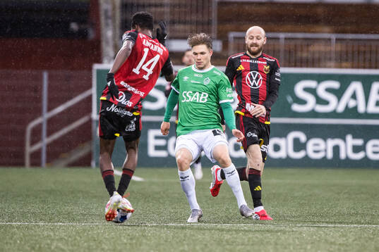 Östersunds Sunday Anyanwu och Brages Gustav Berggren
