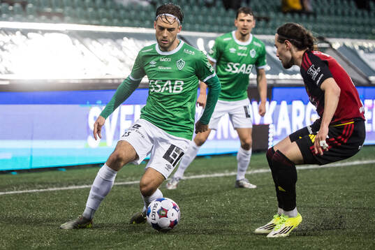 Brages Felix Hörberg och Östersunds Hugo Azzi
