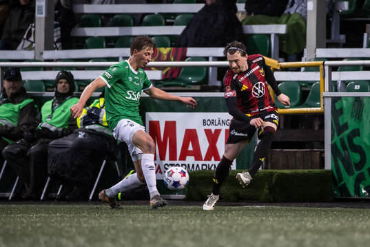 Brages Albin Sporrong och Östersunds Daniel Miljanovic