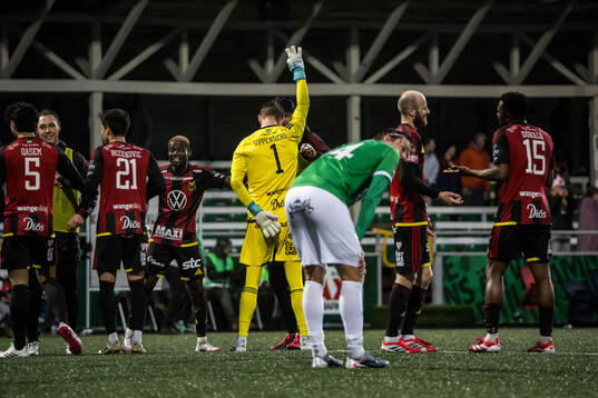 Östersunds spelare jubel