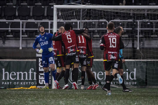 Östersunds spelare jubel
