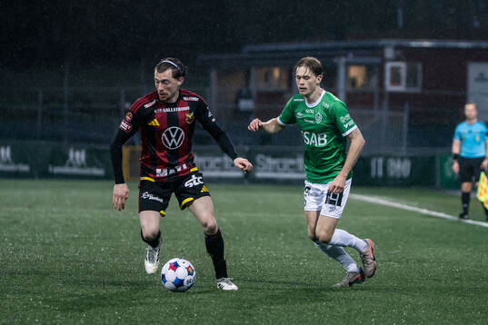 Östersunds Daniel Miljanovic och Brages Gustav Berggren