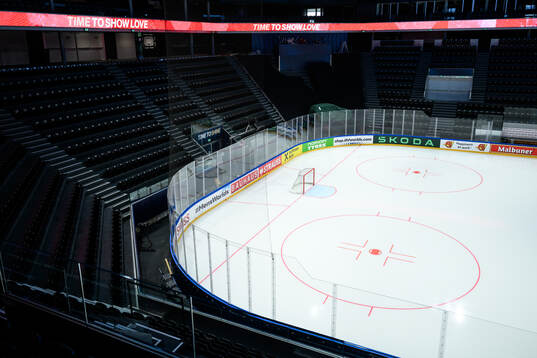 Interior view of BCF Arena
