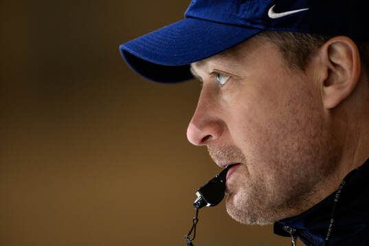 Head coach Sam Hallam of Sweden at a practice session