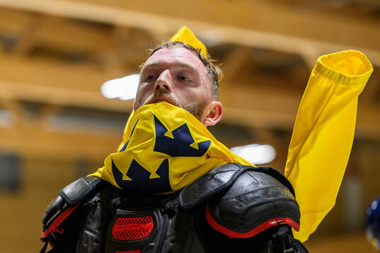 Mattias Ekholm of Sweden at a practice session
