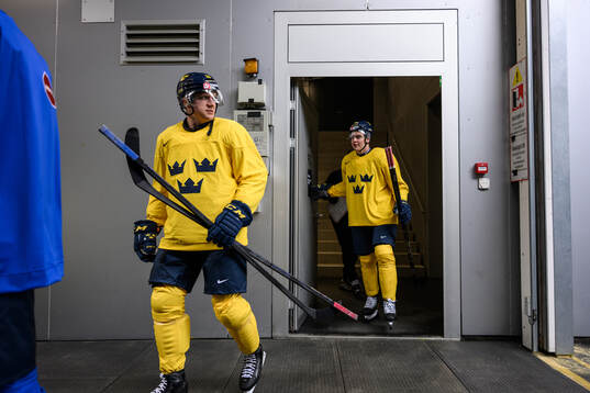 Jakob Silfverberg and Anton Frondell of Sweden