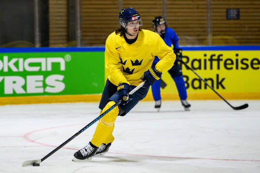 Oscar Sundqvist of Sweden at a practice session