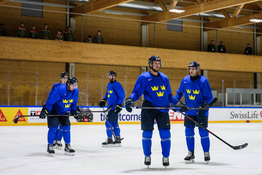 Simon Holmström, Linus Karlsson, Mattias Ekholm, Jacob De