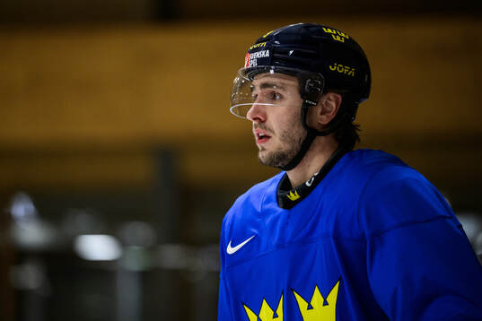 Linus Karlsson of Sweden at a practice session