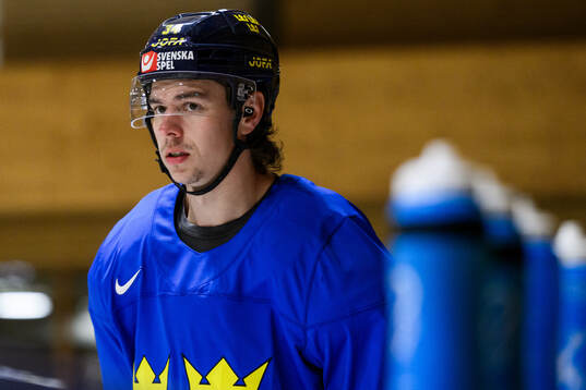 Albert Johansson of Sweden at a practice session