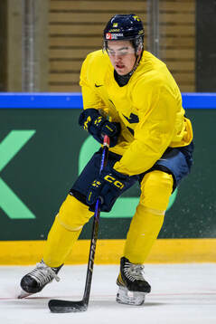 Anton Frondell of Sweden at a practice session