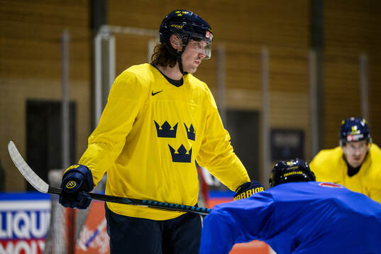Oscar Sundqvist of Sweden at a practice session