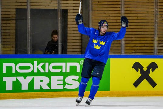 Albert Johansson of Sweden at a practice session