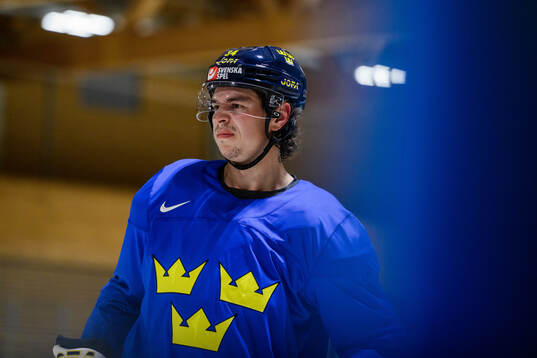 Albert Johansson of Sweden at a practice session