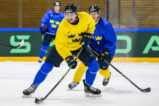 Linus Karlsson of Sweden at a practice session