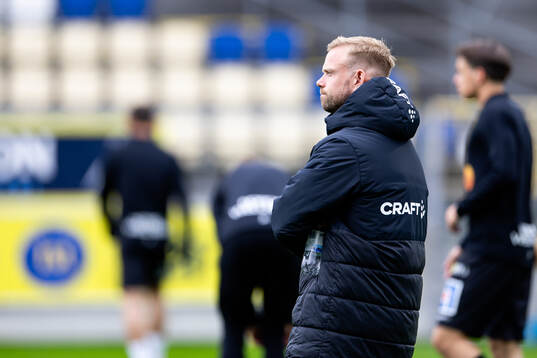 Varbergs tränare Victor Salwén