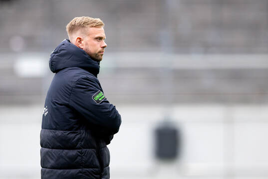 Varbergs tränare Victor Salwén