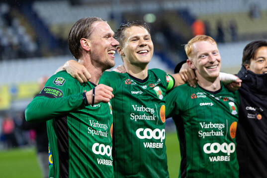 Varbergs Hampus Zackrisson, Gustav Broman och Wilhelm