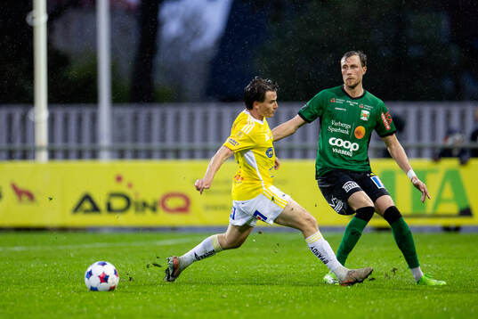Falkenbergs Oskar Lindberg och Varbergs Niklas Dahlström