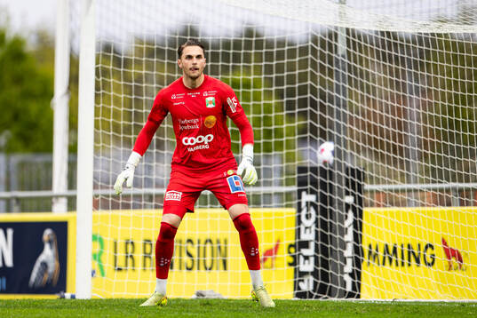 Varbergs målvakt Oscar Ekman