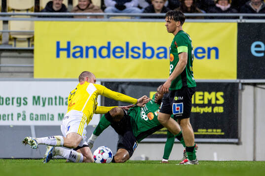 Falkenbergs Nils Bertilsson och Varbergs Shanyder Borgelin