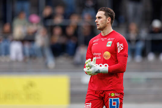 Varbergs målvakt Oscar Ekman