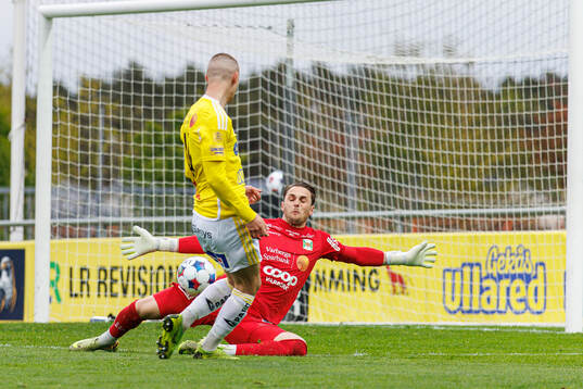 Varbergs målvakt Oscar Ekman