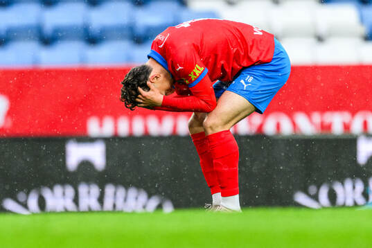 Helsingborgs Casper Ljung Hofvendahl deppar