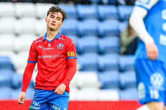 Helsingborgs Casper Ljung Hofvendahl deppar