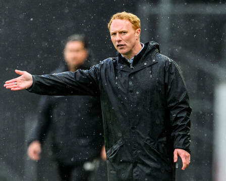 Helsingborgs manager Stevie Grieve