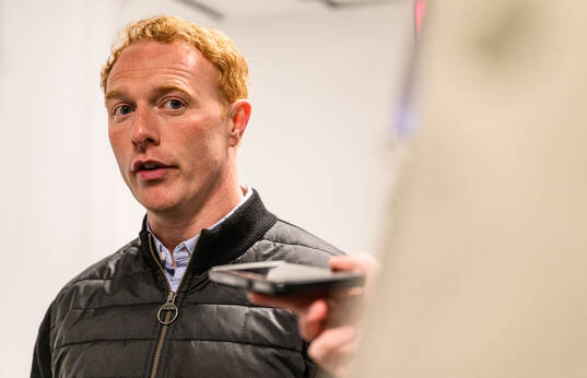 Helsingborgs manager Stevie Grieve