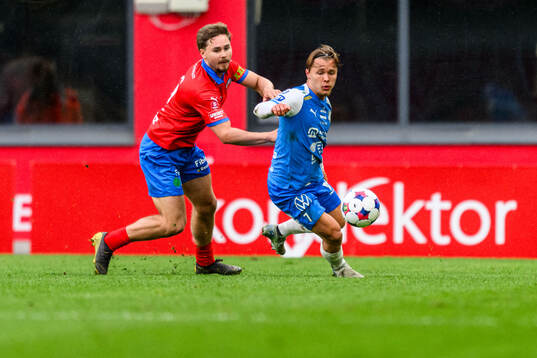 Helsingborgs Simon Bengtsson och Oddevolds Vincent Sundberg