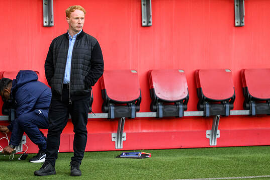 Helsingborgs manager Stevie Grieve