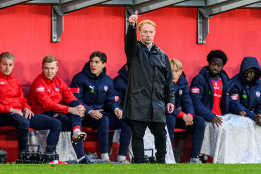 Helsingborgs manager Stevie Grieve