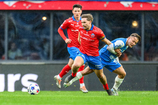 Helsingborgs Simon Bengtsson och Oddevolds Vincent Sundberg
