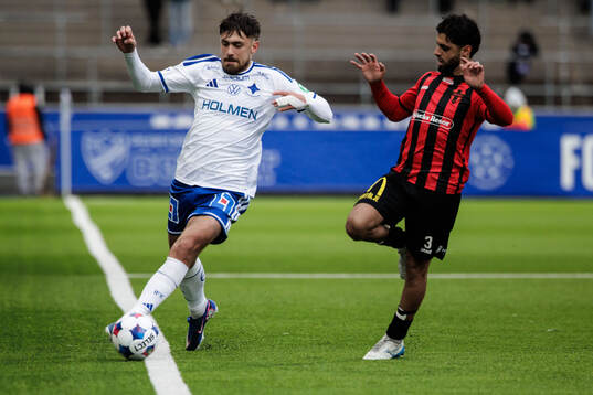 IFK Norrköpings Tim Prica och Nordic Uniteds Mohammad Fazal