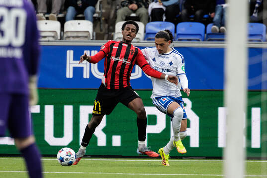 Nordic Uniteds Nhome Daneyl och IFK Norrköpings Elias Jemal