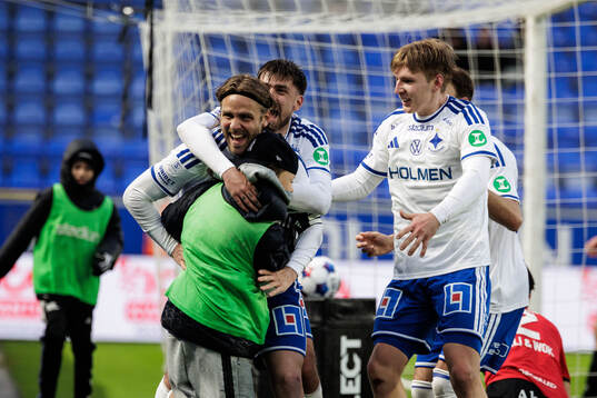 IFK Norrköpings Christoffer Nyman jublar