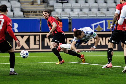 Nordic Uniteds Elias Andersson och IFK Norrköpings Anton