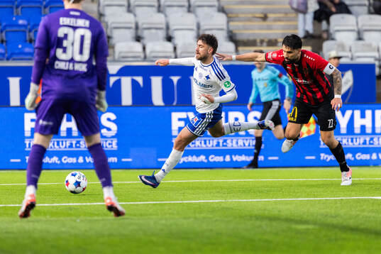 IFK Norrköpings Tim Prica och Nordic Uniteds Jonathan
