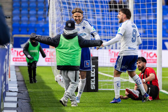IFK Norrköpings Christoffer Nyman jublar