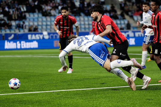 IFK Norrköpings Axel Brönner och Nordic Uniteds Matteus