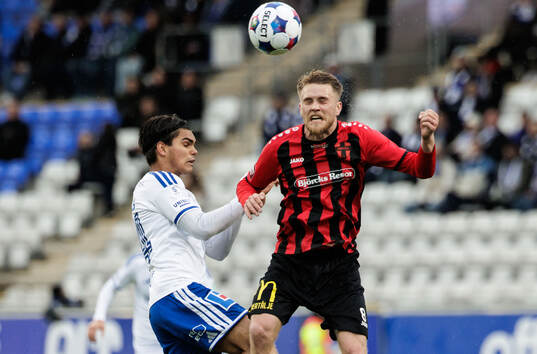 IFK Norrköpings Noel Sernelius och Nordic Uniteds Teo