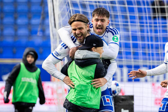 IFK Norrköpings Christoffer Nyman jublar