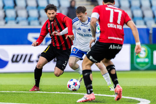 Nordic Uniteds Amar Eminovic och IFK Norrköpings Ryan