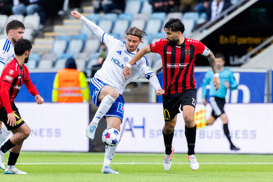 IFK Norrköpings Christoffer Nyman och Nordic Uniteds