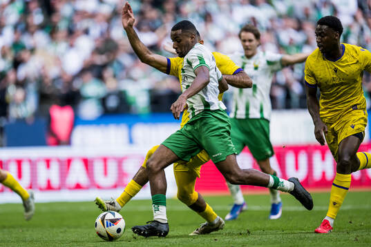 Hammarbys Paulos Abraham gör 1-1
