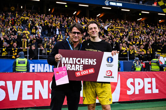 Svenska Spel delar ut matchens lirare till Mjällbys Elliot