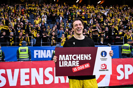Svenska Spel delar ut matchens lirare till Mjällbys Elliot