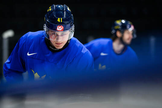Ivar Stenberg of Sweden at a practice session